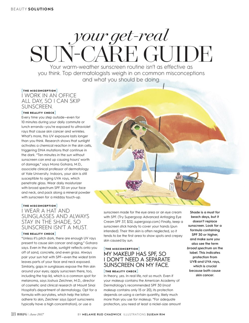 Your Get-Real Sun-Care Guide | Better Homes & Gardens | June '17